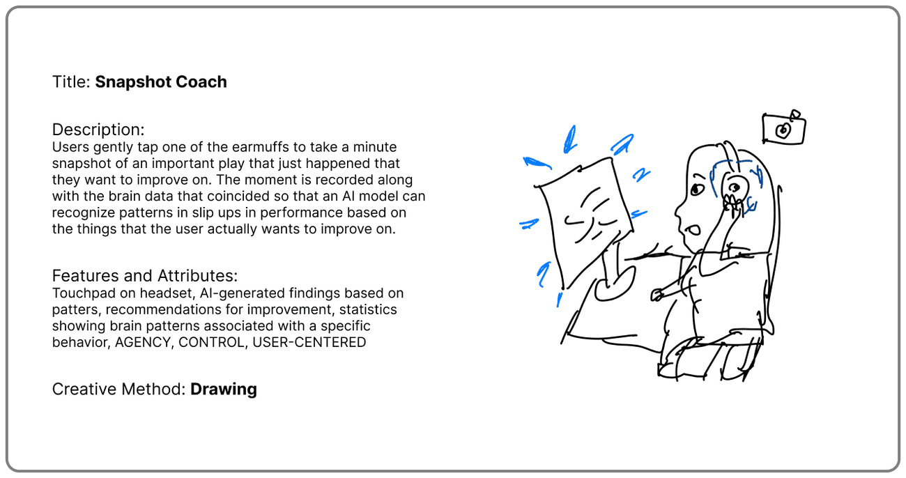 Concept 1 — Snapshot Coach